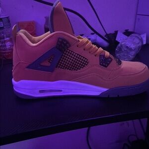 Jordan Sneakers in Orange and White